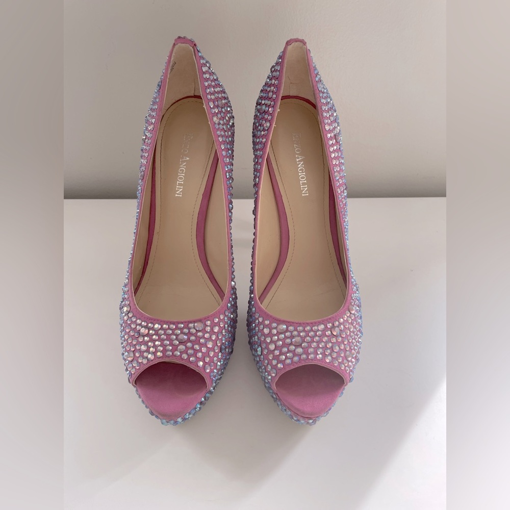 Enzo Angiolini Rhinestone Pumps, size 8.5 - Picture 3 of 6